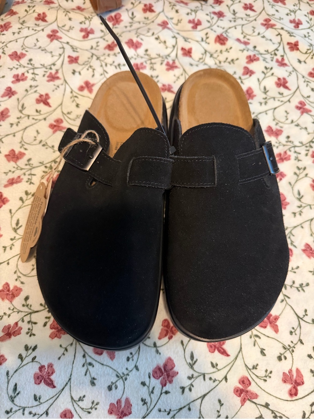NWT Project Cloud Black Slip On Mules-10M
